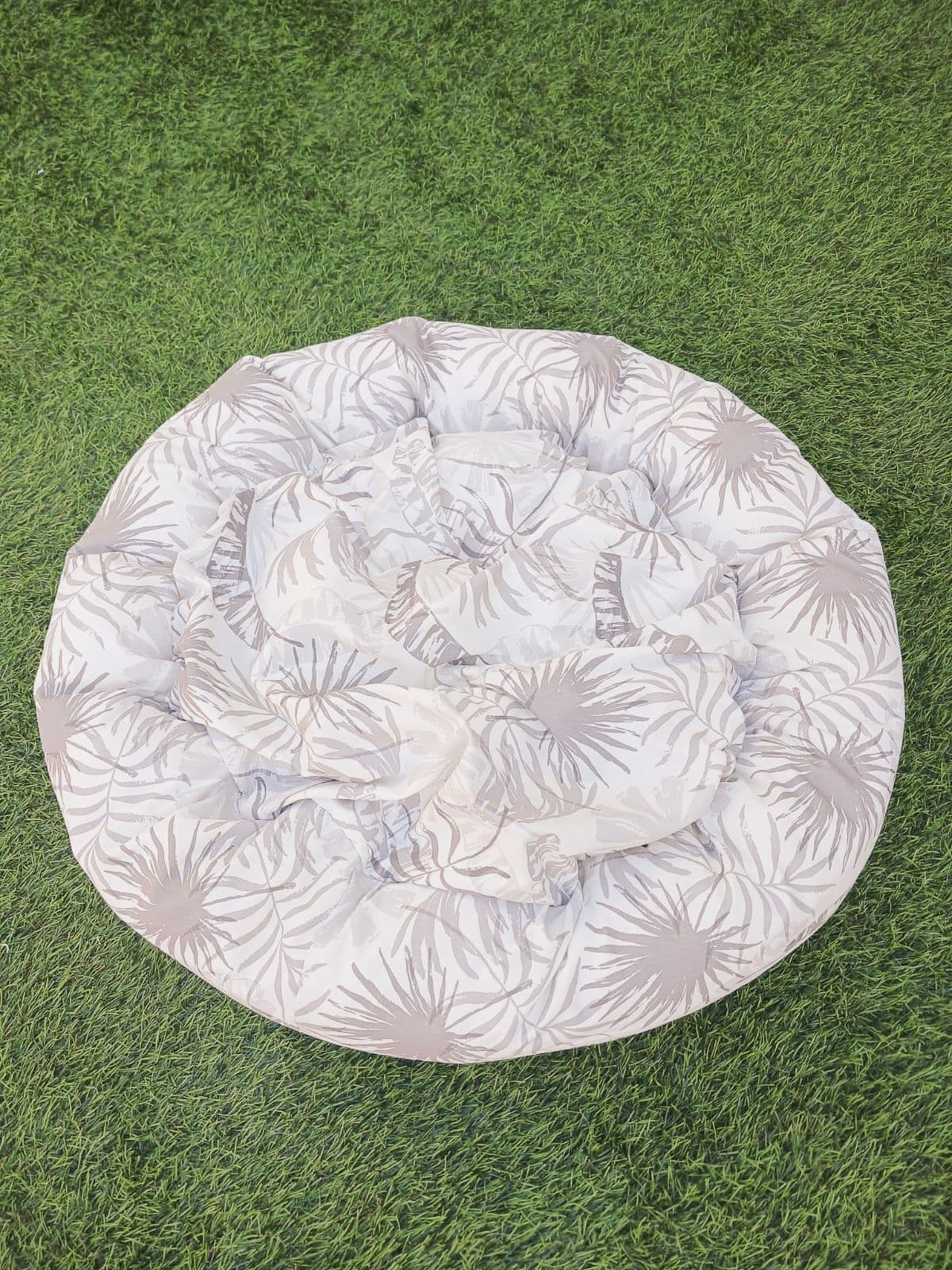 1 camita rellena de vellon siliconado y lavables de 80 cm