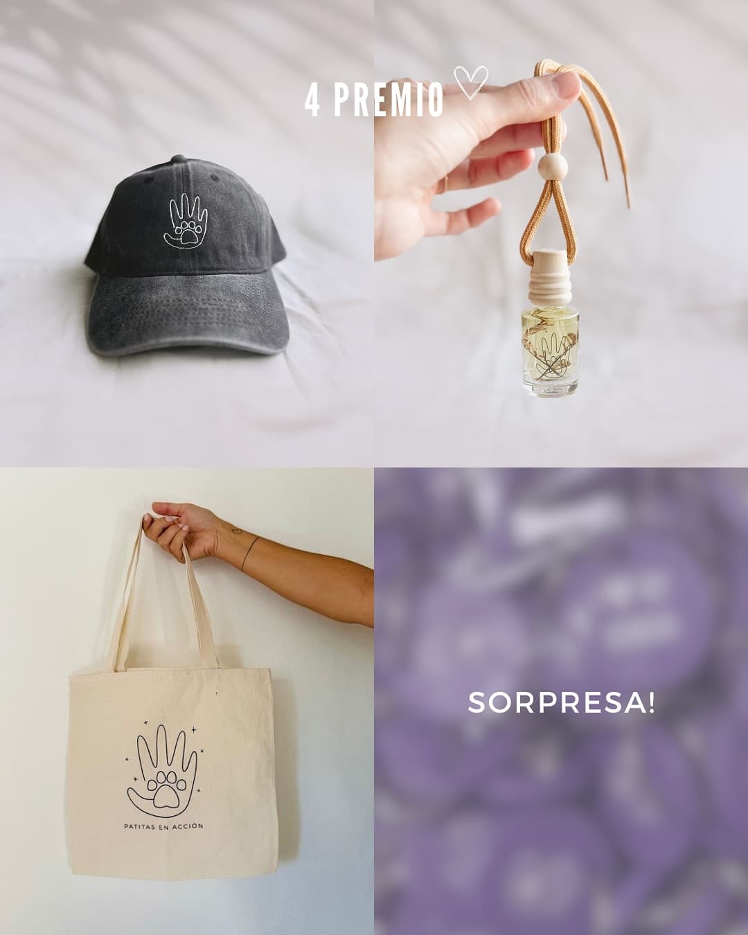 Gorra🧢 + difusor de auto + tote bag + llaverito sorpresa con nuevo diseño